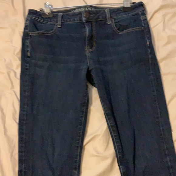 American eagle blue skinny jeans - Picture 3 of 4